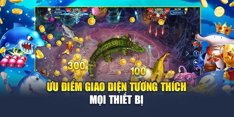 Ưu điểm giao diện tương thích mọi thiết bị