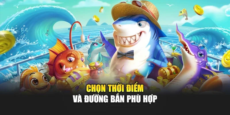 Chọn thời điểm và đường bắn phù hợp